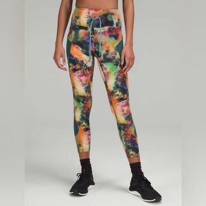 Lululemon Cargo Super High Rise Hiking Tight 25 Sunbeam Floral Multi 6